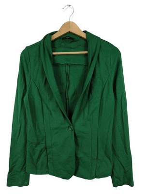 ZERO Cardigan Damen Jacke Gr. DE 38 grün Casual-Look