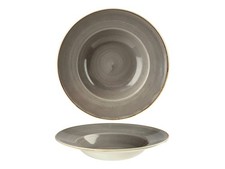 Assiette Stonecast Pepolipropylène Grise Pasta 24 Gris Churchill