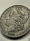 1878 P Morgan Silver Dollar 7TF VF Circulated $1 US Coin