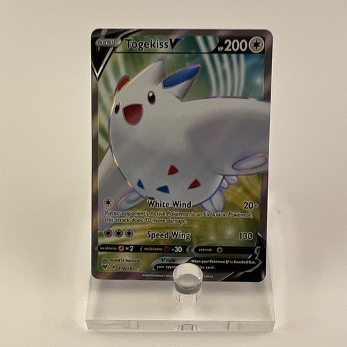 Pokemon TCG Togekiss v Full Art Holo 178/185 SWSH04: Vivid Voltage