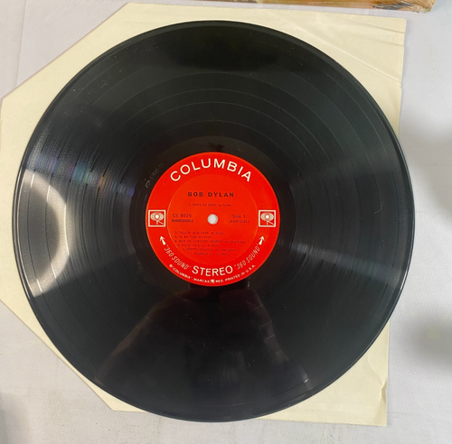 Bob Dylan 1962 Release Debut Self-Titled Album Vinyl - CS 8579 2-Eye - 360 Sound - Picture 2 of 7