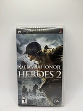 Medal of Honor Heroes 2 (Sony PSP) Black Label Complete W/ Manual CIB TESTED