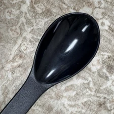 Rubbermaid Black Solid Serving Spoon Heavy Duty #1973 Vintage