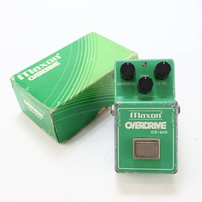 Maxon OD-808 Overdrive Guitar Pedal Large Case RC4558P Used