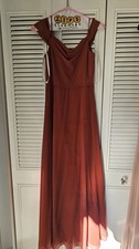 Davids Bridal Junior Bridesmaid Dress Size 14 Color: Sienna