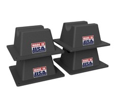 BULLKE 4-Pack Mini Rooftop Pipe Supports - 6" x 6" x - Made In USA 685966419211