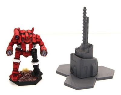 Battletech Terrain Communication Tower - 3D Printed