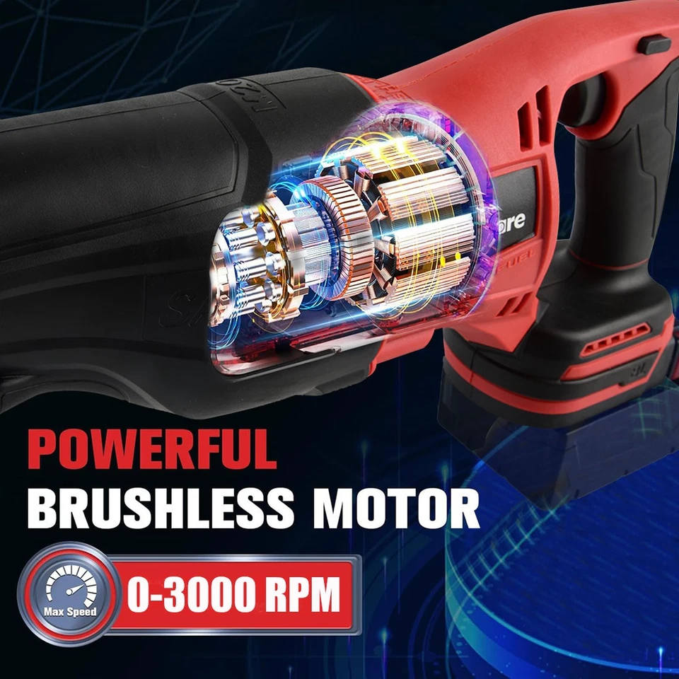 New For Milwaukee M18 Battery 18V Heavy Duty Cordless Reciprocating Saw/ Sawzall - Image 3 of 4