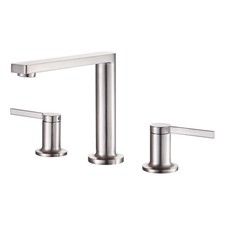 NEW Brushed Nickel Bathroom Faucet 8 Inch Widespread Dual-Handle DIY