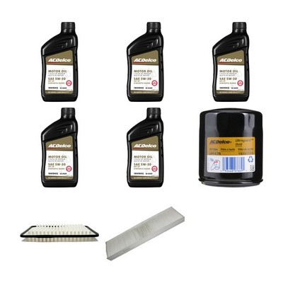 ACDelco 10-9289 5W-30 Syn Blend / Air Oil Cabin Filters UPF47R CF137 A1627C