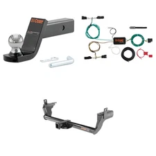 CURT Class 3 Tow Package Trailer Hitch, Wiring, Ball Mount - 13234, 56272, 45154