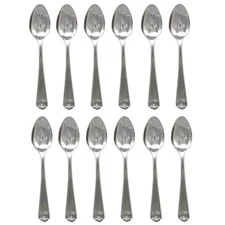 Wallace Lotus 18/8 Stainless Steel Teaspoon (Set of Twelve)