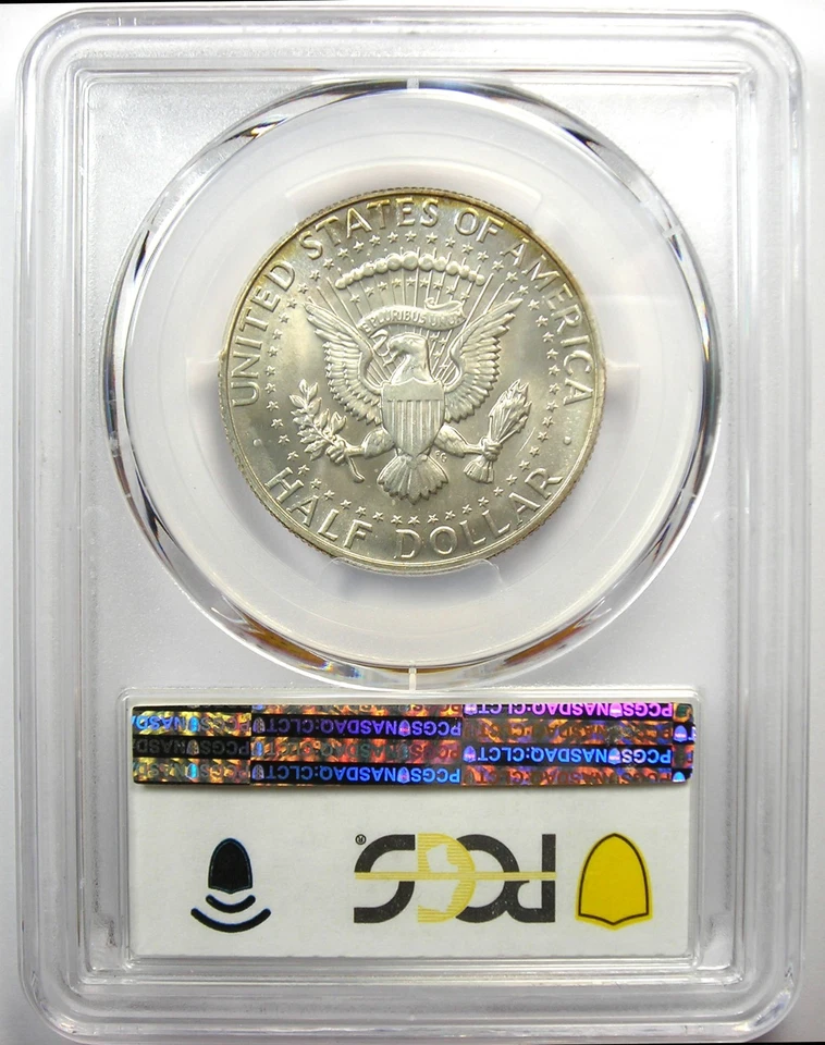 1968-D Kennedy Half Dollar 50C Coin - PCGS MS67 - Rare in MS67 - $650 Value - Image 3 of 4