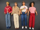 4 Vintage Mattel Ken Dolls Barbie & The Rockers Super Star