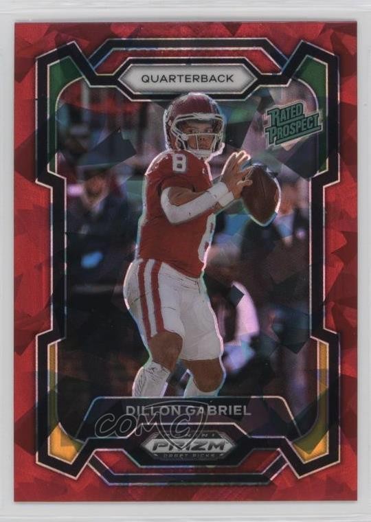 2024 Panini Prizm Draft Picks Rated Prospect Red Ice Prizm Dillon Gabriel #197