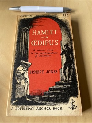 Hamlet and Oedipus Ernest Jones 1954 Anchor Books Psychoanalysis Paperback VTG