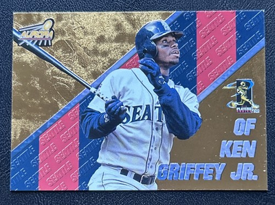 #ad 1998 Pacific Aurora Ken Griffey Jr. Pennant Fever #24 Seattle Mariners HOF NrMt $8.95