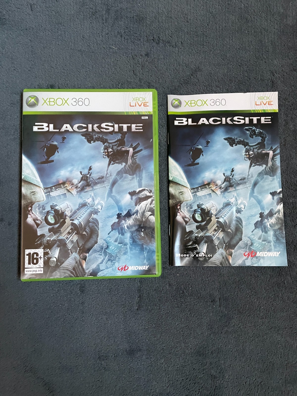 Blacksite complet sur XBOX 360 - FR cd TTBE