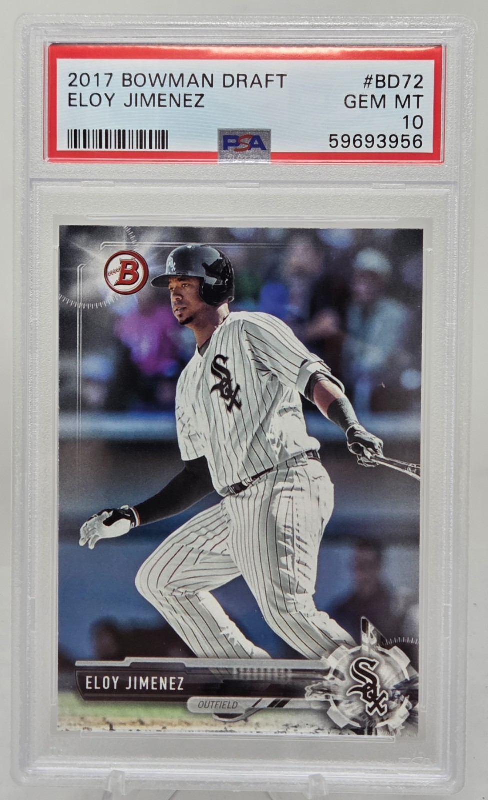 2017 Bowman ELOY JIMENEZ RC CARD PSA 10 GEM MINT