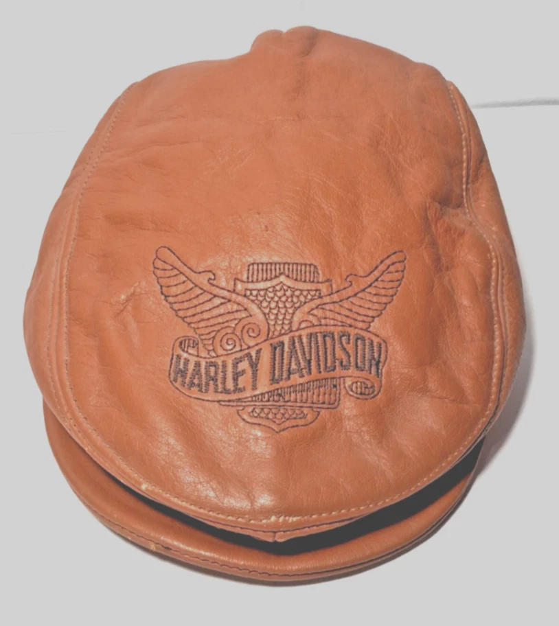 Harley-Davidson Leather Men's Newsboy Caps for sale - eBay