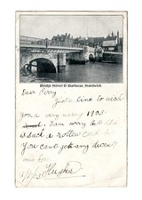 L902 UK GB - Sandwich, Kent 1903 Bridge Street & Barbican - Early Used Postcard