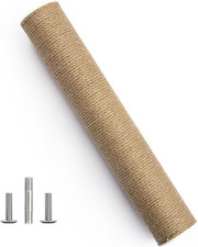 Scratching Post Replacement, 17" X 2.95" Jute Rope Tree Replacement Post, Refill