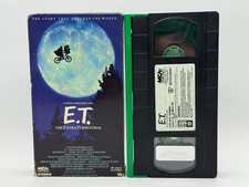 E.T. the Extra-Terrestrial VHS 1988 MCA w/ Green Gate - Rental Copy w Sticker
