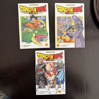 Dragon Ball Super Book Lot Vol 1, 2 & 4! NEW!Shonen Jump SUPER MANGA