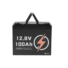 12V 100Ah LiFePO4 Deep Cycle Battery BMS Lithium for RV Marine Solar Off-grid