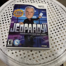 Jeopardy (Nintendo Wii) BRAND NEW Factory Sealed - NTSC - Ships Fast Free Ship