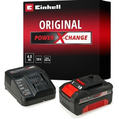 EINHELL  Starter Kit PXC 4,0 Ah 18 V, 900 W, Akku + 3 A Ladegerät, 75 min Lad...