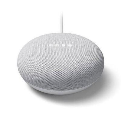 Google Nest Mini 2. Generation Smart Lautsprecher Chalk WLAN Bluetooth