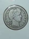 1912 Philadelphia Barber Quarter 25 Cents  - #BQ03