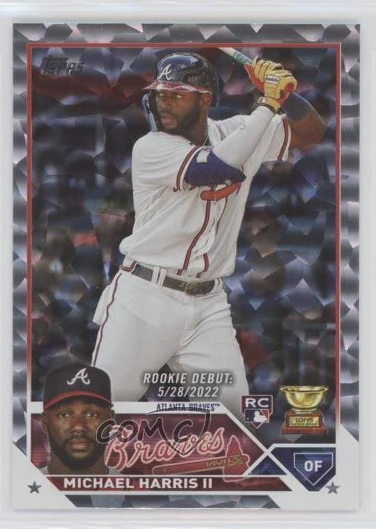 2023 Topps Update Debut Silver Patterned Foil Michael Harris II Rookie RC 1d4m