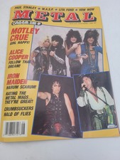 Creem Close Up Metal Magazine June 1987 Heavy Thrash Music Motley Crue WASP Creem Close Up Metal Magazine June 1987 Heavy Thrash Music Motley Crue WASP