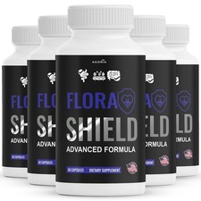 (5 Pack) Flora Shield Capsules, Supports Gut ...