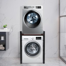 Adjustable Washer and Dryer Storage Shelf Organizer Rack Washer and Dryer Rack