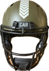 Ja'Tavion Sanders auto Carolina Panthers ‘Salute to Service’ Full Size Helmet  — photo 2