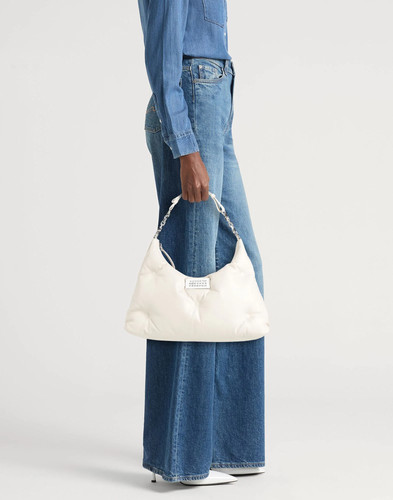 Maison Margiela - Women - Leather Hobo bag - Off white