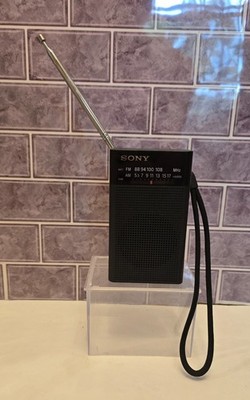 Sony AM/FM Handheld Radio Antenna Model ICF-P27 Minty *Tested & Works*