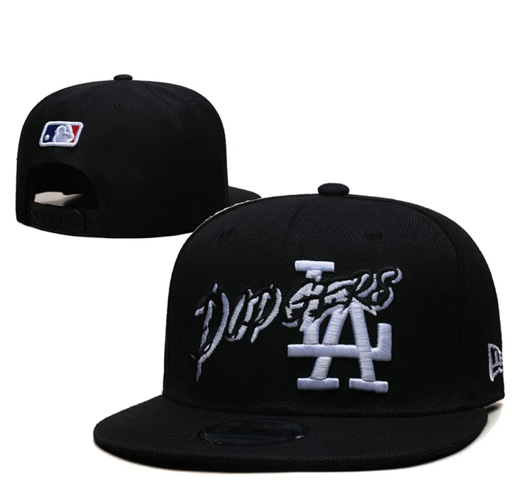 Los Angeles Dodgers Graffiti Script Snapback Hat Flat Bill Adjustable Baseball