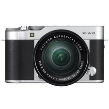 Fujifilm X-A3 Mirrorless Camera Kit Silver 1-Year Warranty Used Excellent