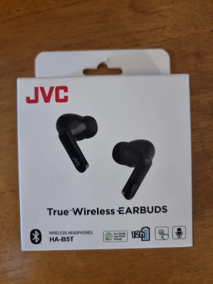 JVC HA-B5T True Wireless Bluetooth Earbuds,12 hours battery (white+Black )NEW. - Image 3 of 4