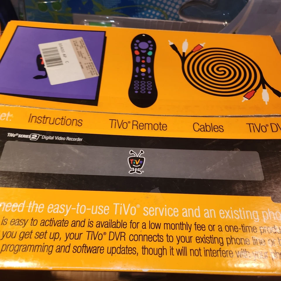 NEW Everything Sealed TiVo DVR Series 2 Receiver Recorder 40 GB - TCD540040  - Image 2 of 4