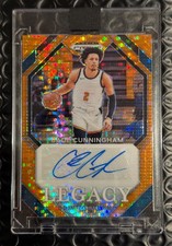 Cade Cunningham Auto /49 Legacy Neon Orange Plsr 🔥MINT 2024