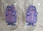 McDonalds 1970s Grimace Glasses, Set Of 2, Collector's Series — photo 1