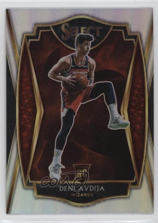 2020-21 Panini Select Premier Level Silver Prizm Deni Avdija #180 Rookie RC 12b5
