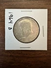 1964 D Kennedy Half Dollar 50C 90% Silver