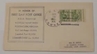 USS Downes (DD 375) commissioned first day postal service January 15 1937