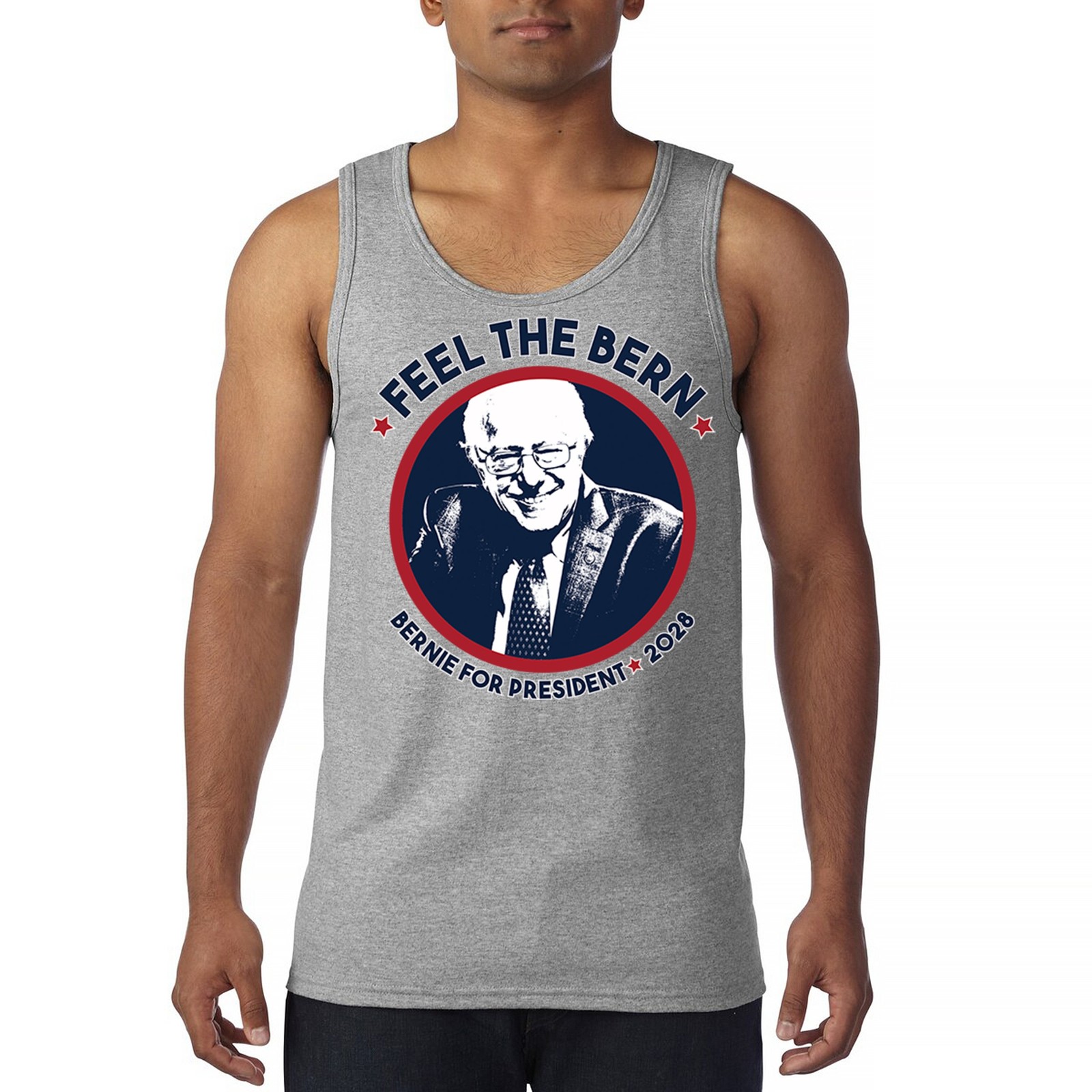 ALTRA Canotta uomo Feel The Bern 2028 Bernie Sanders per voto presidente